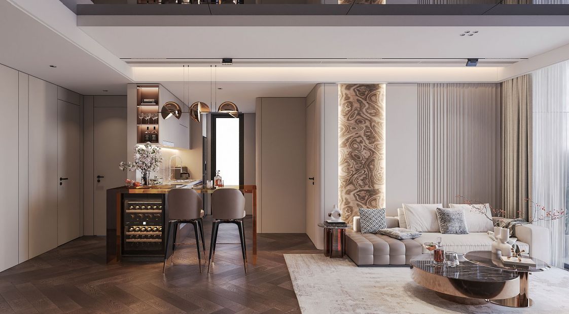 Bán chung cư 4PN/3WC tầng cao ban công Đông Nam hoàn thiện nội thất cao cấp Maison Privee Ciputra